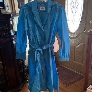 Totes Vibrant Blue Women's Trench Coat